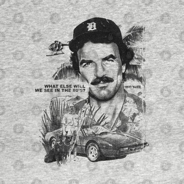 80s Tom Selleck by Freya Fernand3z